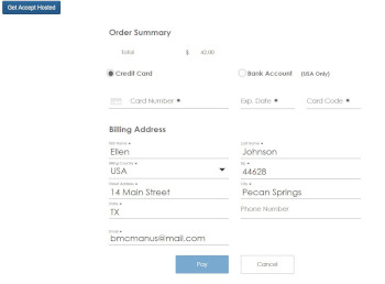 How to easily add an Authorize.net Accept Hosted Payment Form